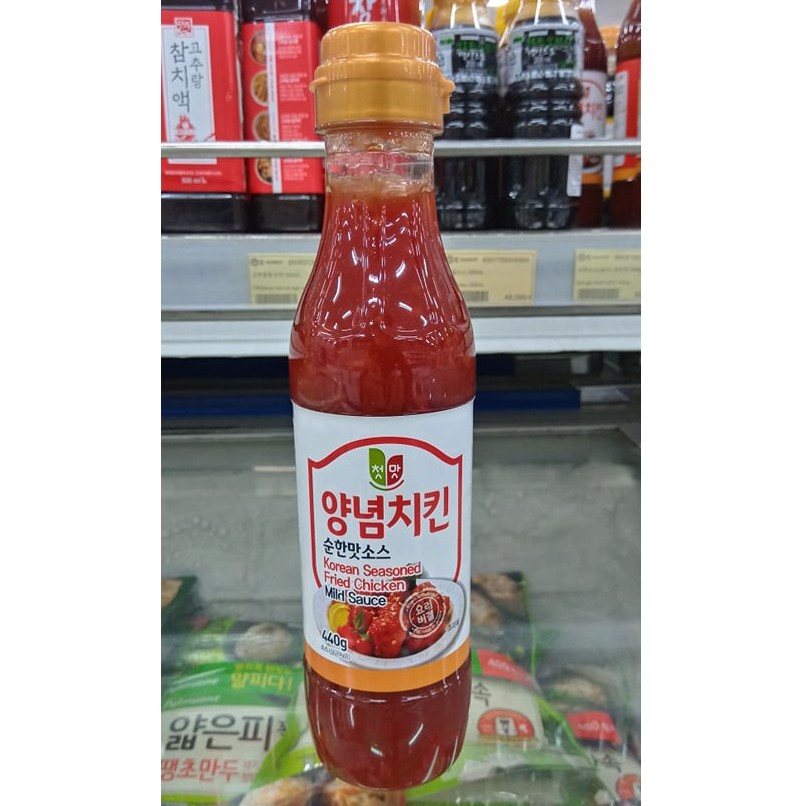 Sốt gà chiên rán Hàn Quốc 440g - 양념치킨