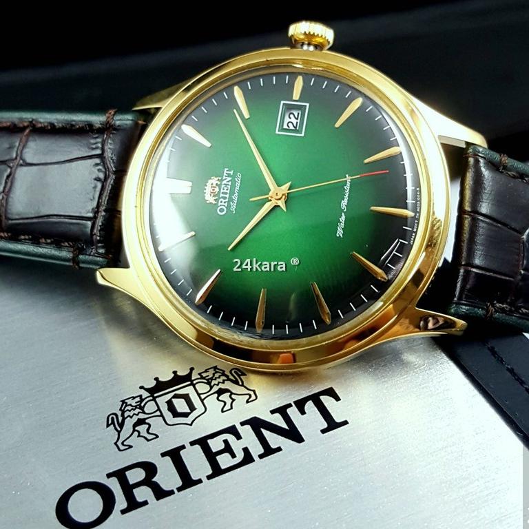Đồng Hồ Orient Bambino JAPAN Chịu Nước Chống Va Đập Mặt Xanh Lục