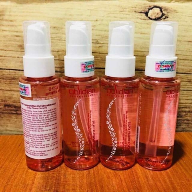Huyết thanh dưỡng tóc siêu mềm mượt obsidian silky flower serum 50ml