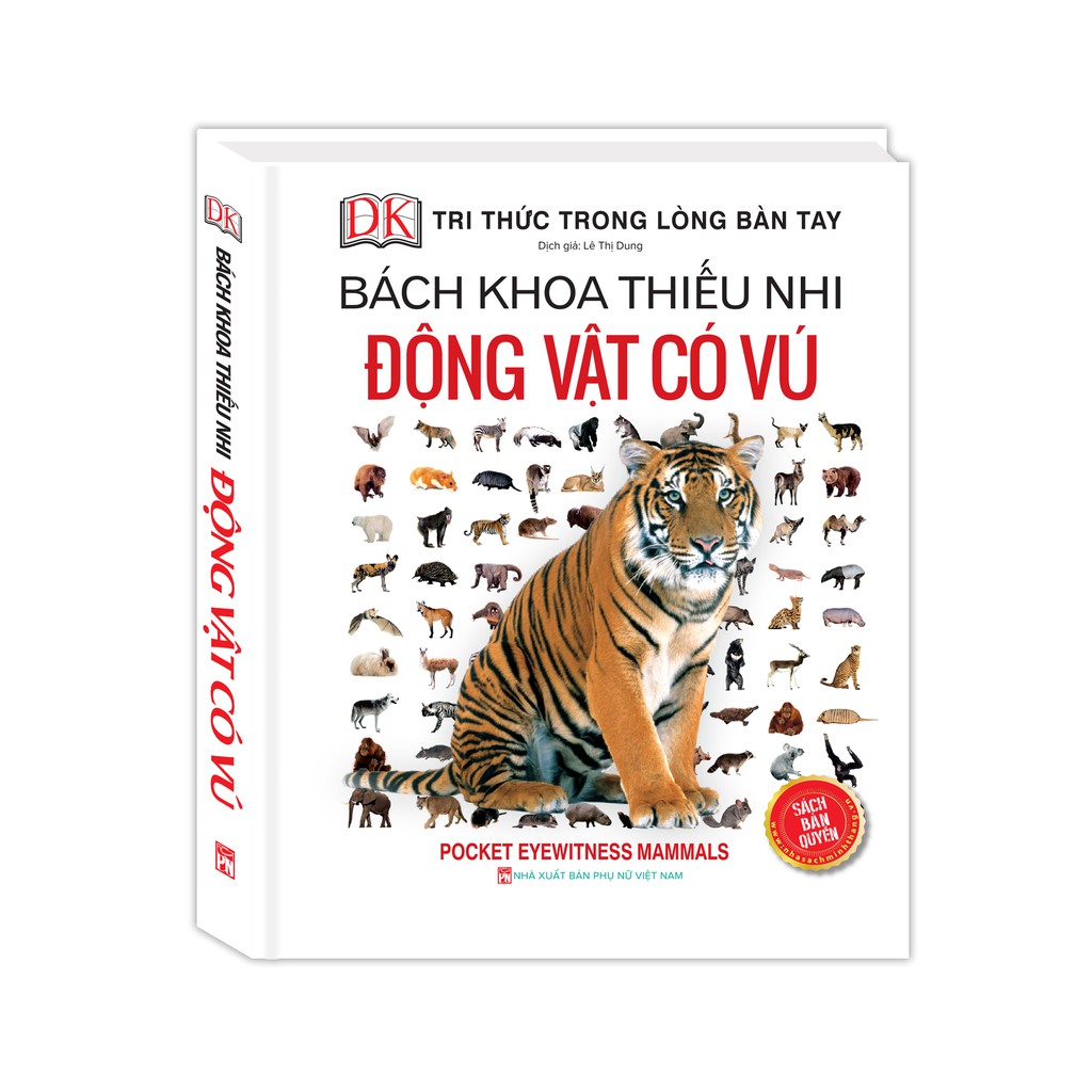 Sách - Bách khoa thiếu nhi động vật có vú
