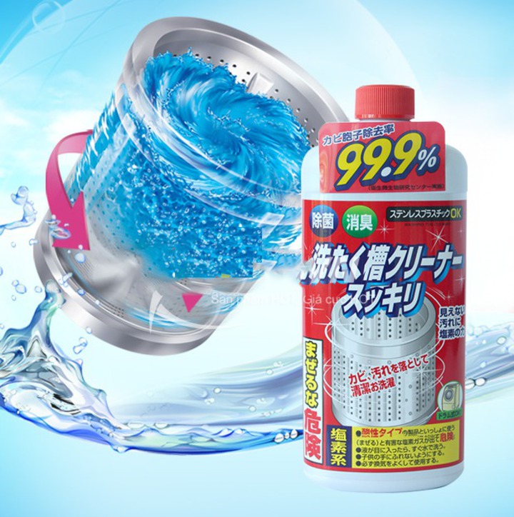 Nước tẩy lồng máy giặt rocket