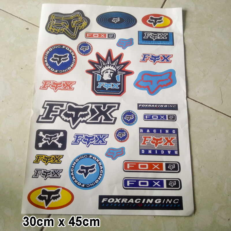 Bộ Sticker dán xe, mũ bảo hiểm, laptop