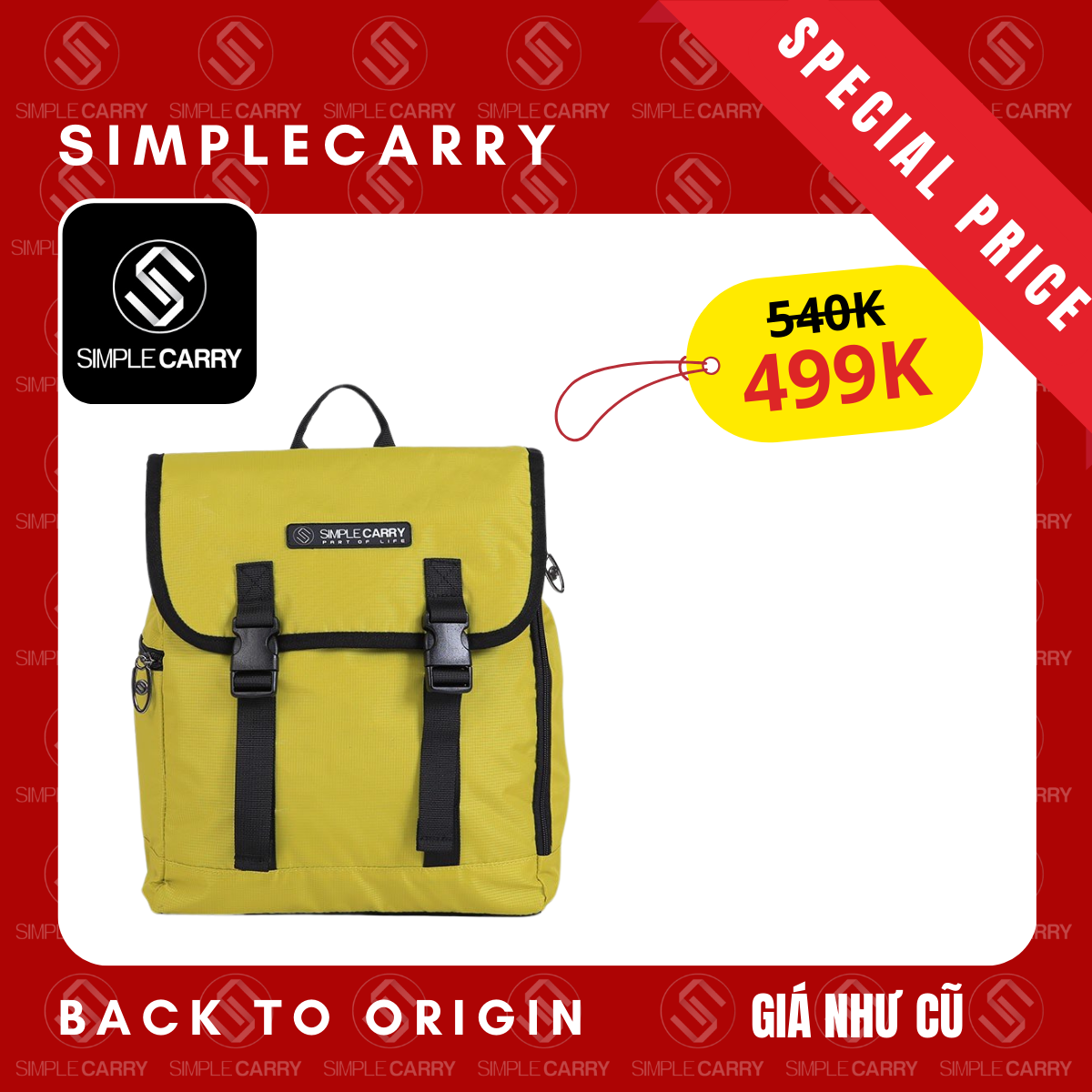 Balo Thời Trang Nam Nữ Phong Cách Hàn Quốc SimpleCarry Mattan 5S