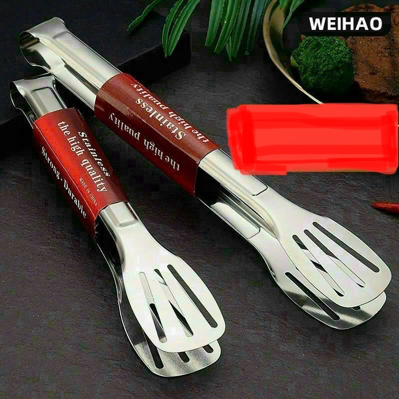 Kẹp gắp bánh 3 lỗ, kẹp gắp thức ăn nóng inox mini kẹp đồ ăn gắp đá tiện dụng