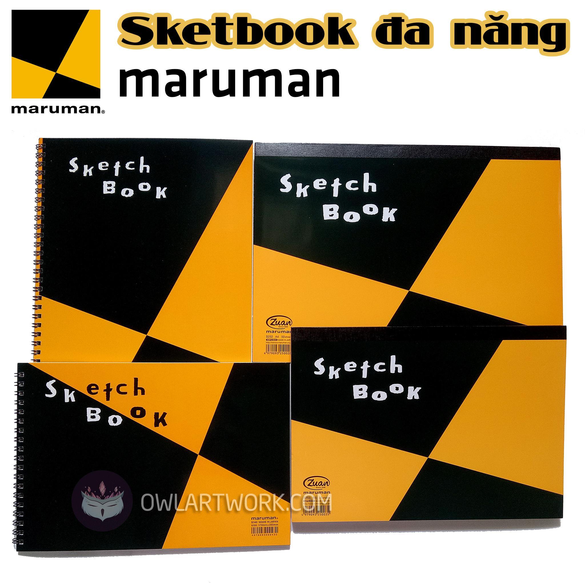 [HCM]Sổ giấy vẽ Maruman Zuan Sketchbook