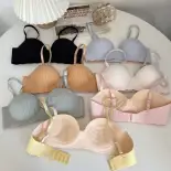 Áo ngực su không gọng nâng ngực Cao Cấp Thiết kế họa tiết sọc đứng chìm nhẹ nhàng ở mặt trước áo cực xinh 5277