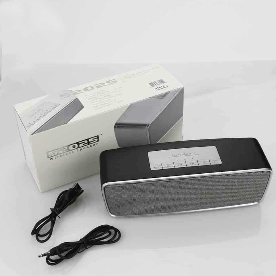 Loa bluetooth s2025 siêu chất âm thanh cực hay, loa không dây s2025 nhập khẩu - tặng kèm cáp sạc và cáp micro kết nối 2 đánh giá
