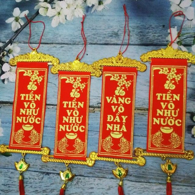 Dây liễn treo,khánh treo cây mai,đào ngày tết đủ loại câu CHÚC TẾT đê lựa chọn