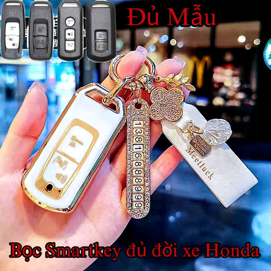 "đủ loại - đủ đời xe" bọc chìa khoá smartkey bọc remote cho xe sh, sh mode, lead, vision, airblade, ab , pcx 160 chất liệu tpu