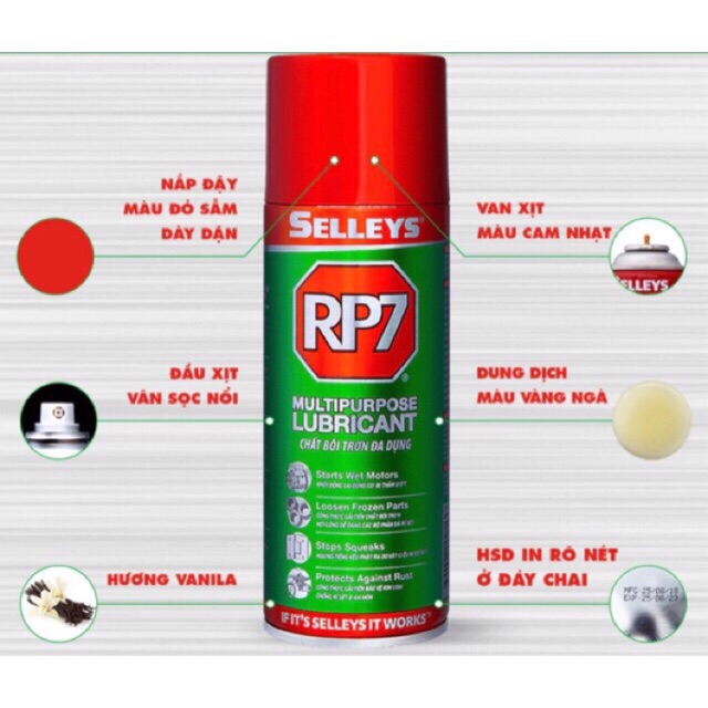 Bình xịt chống rỉ sét RP7  (hàng vỏ mới), chất lượng đảm bảo an toàn đến sức khỏe người sử dụng, cam kết hàng đúng mô tả