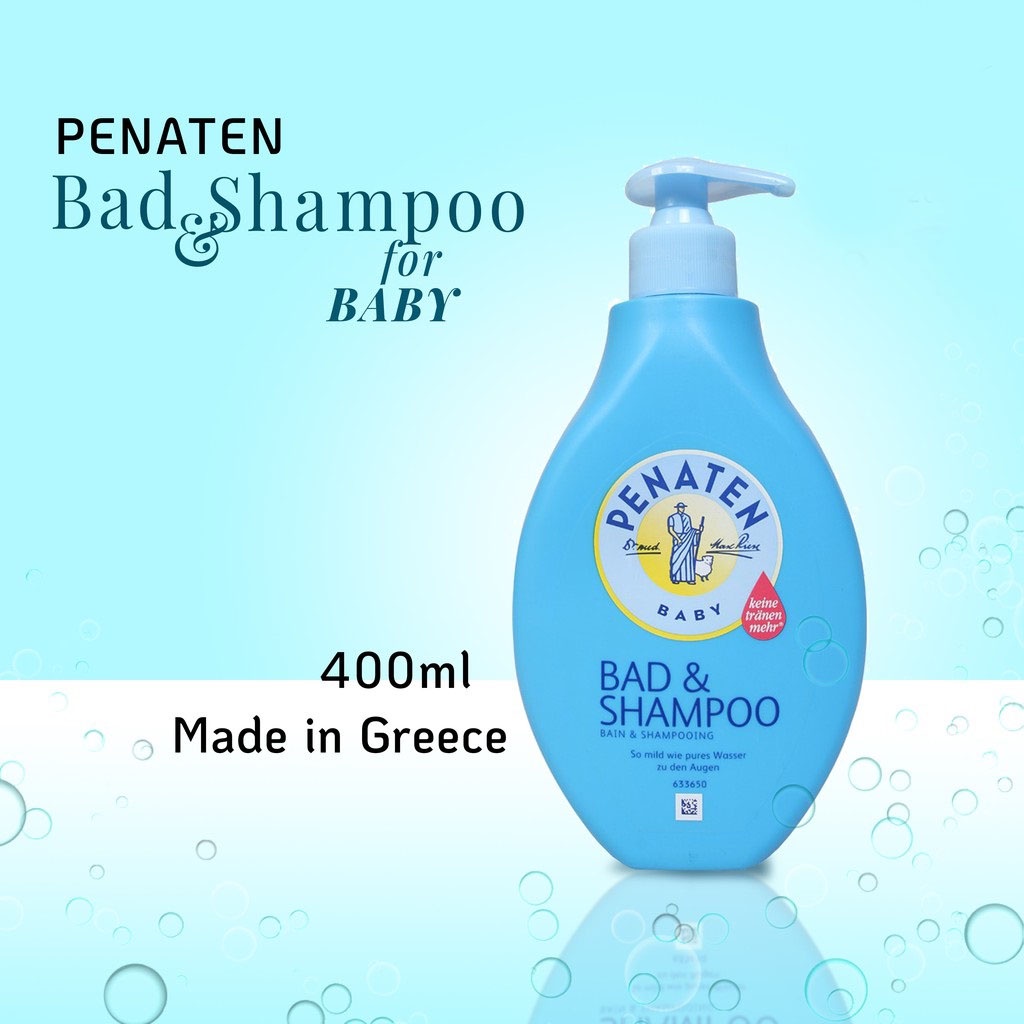 Sữa tắm gội chống cảm Penaten Bad & Shampoo 2 trong 1 cho bé chai 400ml