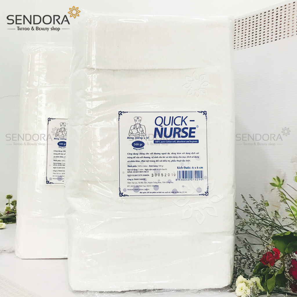 [HCM]Bông y tế cắt sẵn bịch 0.5kg