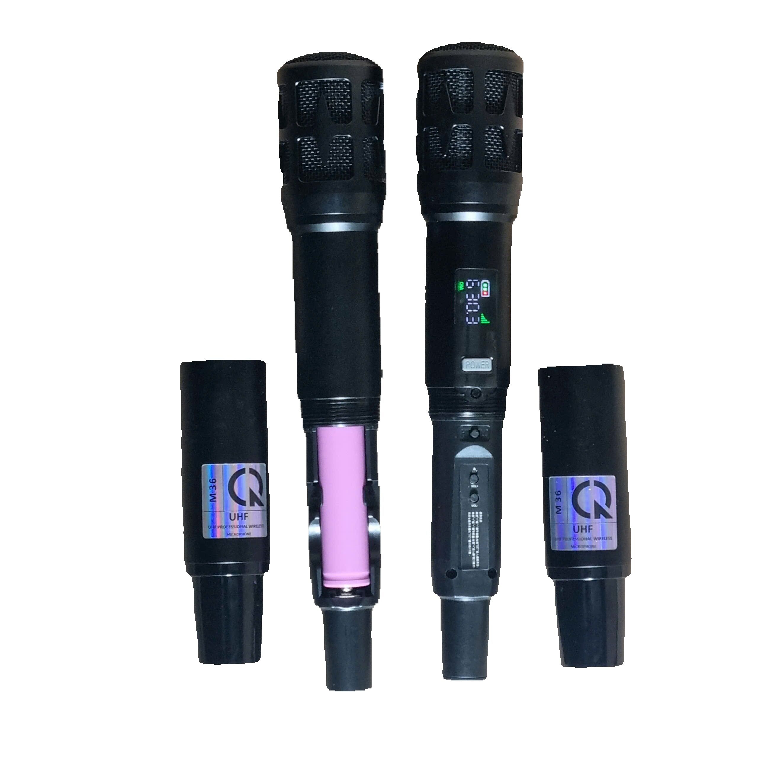 Bộ micro không dây UHF dùng cho loa kéo, loa karaoke