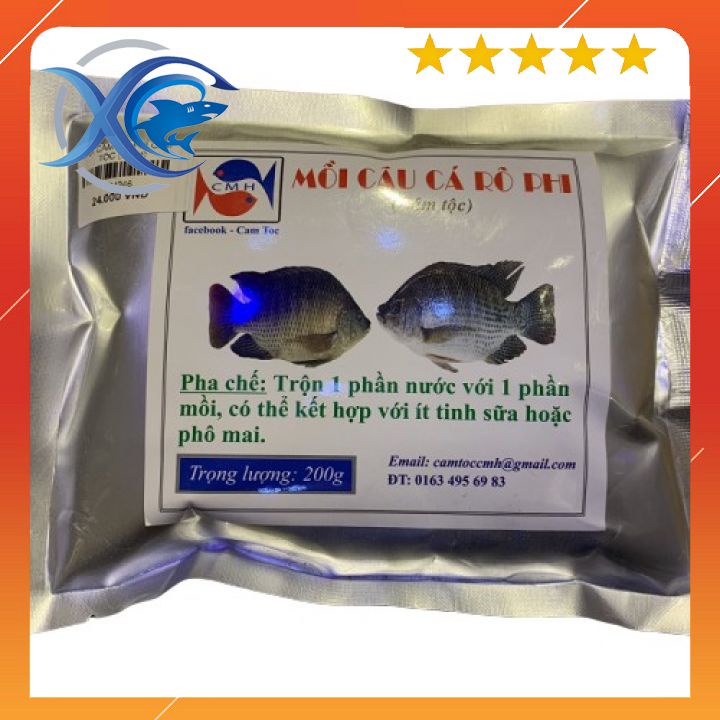 Mồi câu cá rô phi 200g