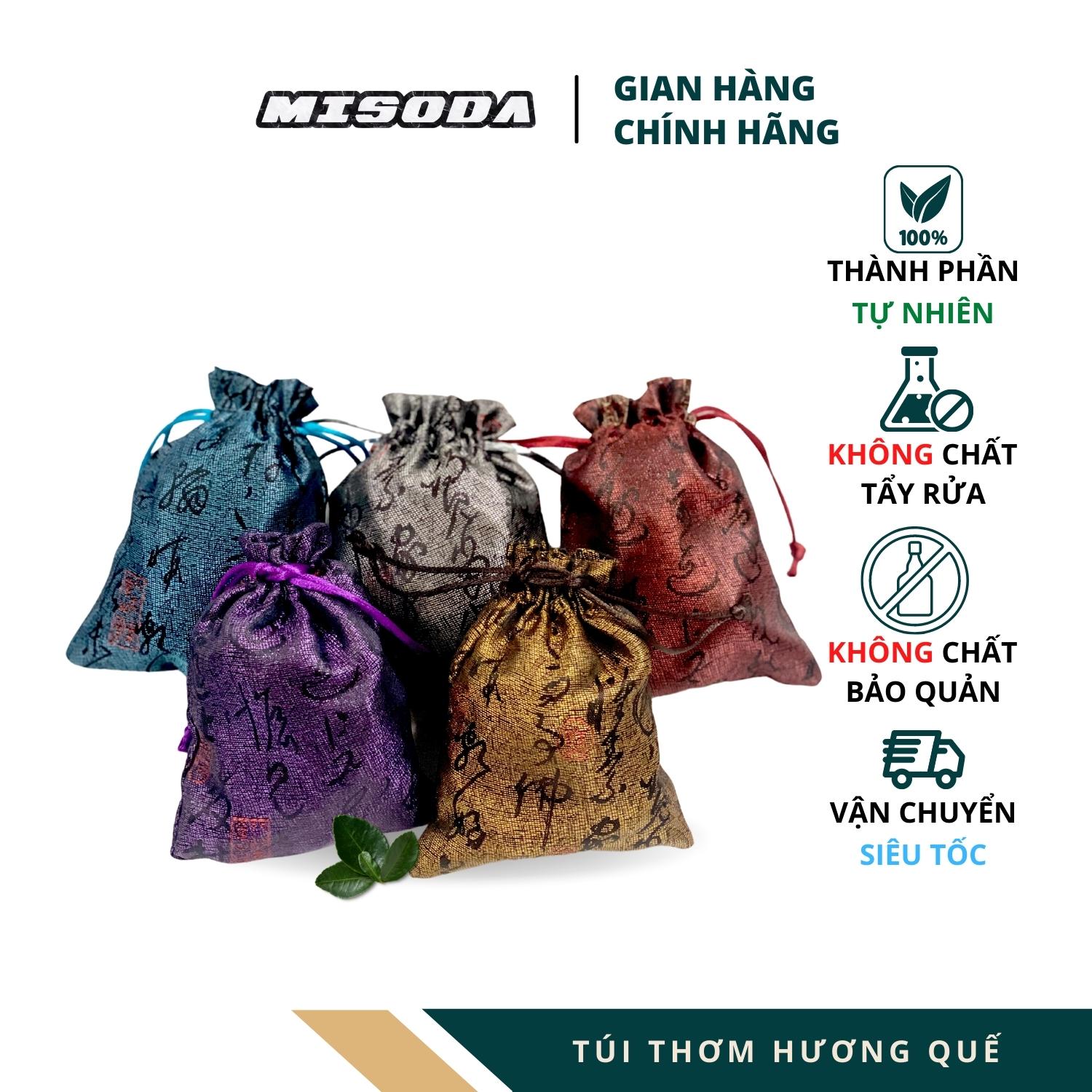 Túi sáp thơm quế Hương Quế Trà Bồng, xua đuổi côn trùng, thanh lọc không khí, treo ô tô và tủ quần áo, mùi thơm dịu nhẹ thoải mái