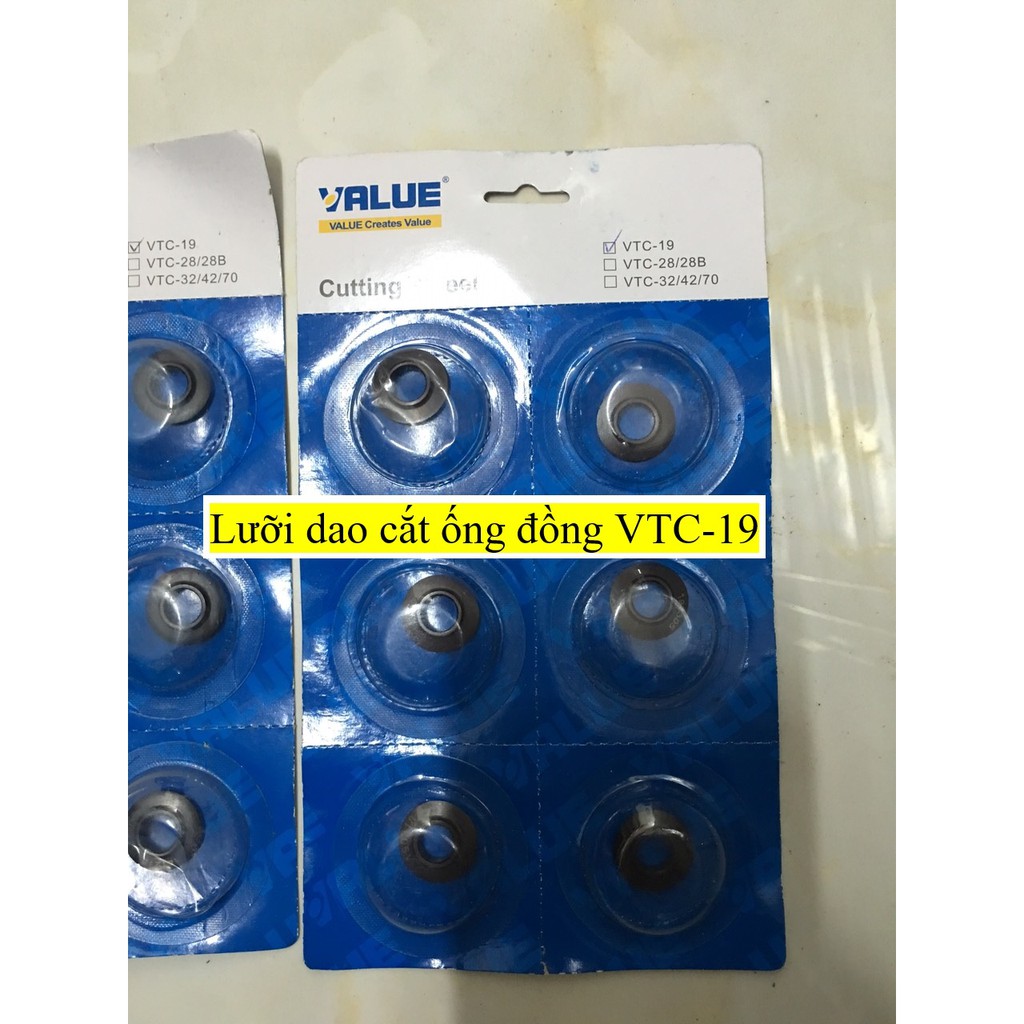 Lưỡi dao cắt ống đồng value cho dao vtc-19