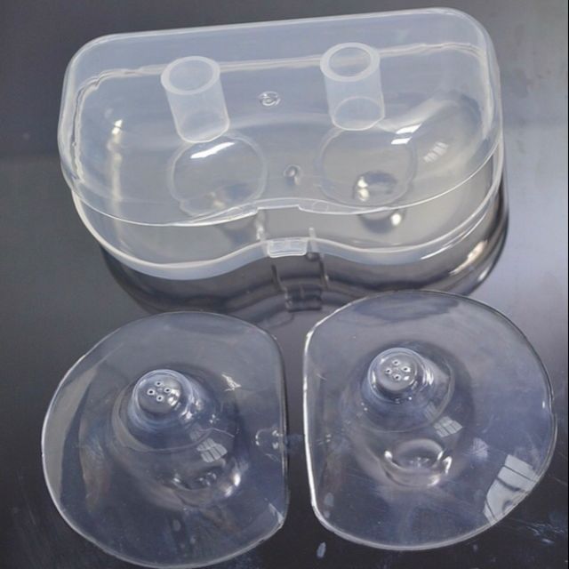 Hộp 2 chiếc trợ ti silicon / hỗ trợ đầu ti cho mẹ