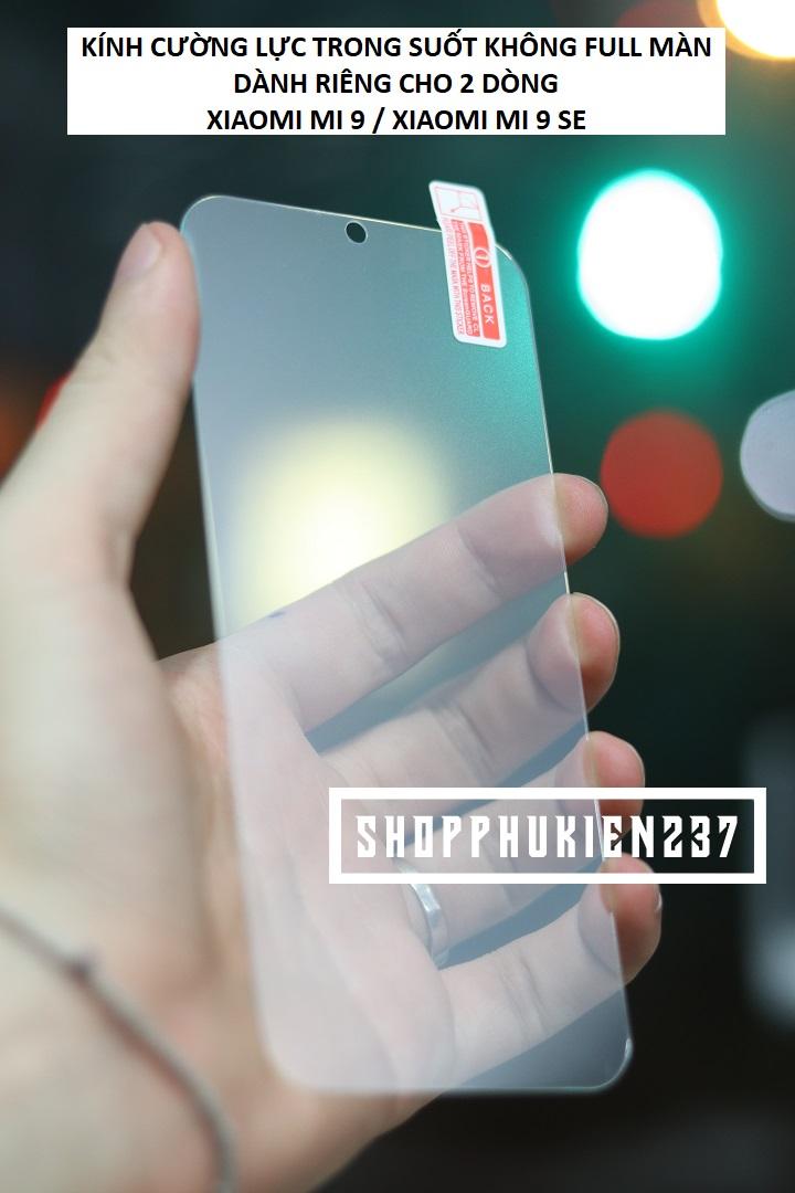 [HCM]Cường Lực 9H Xiaomi Mi 9 Se  Xiaomi Mi 9 Kính Trong 9H Cao Cấp Không Full Màn