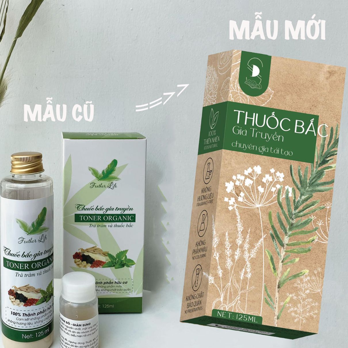 Thảo dược tái tạo da mụn 2024 (125ml tặng kèm lọ giảm đỏ)