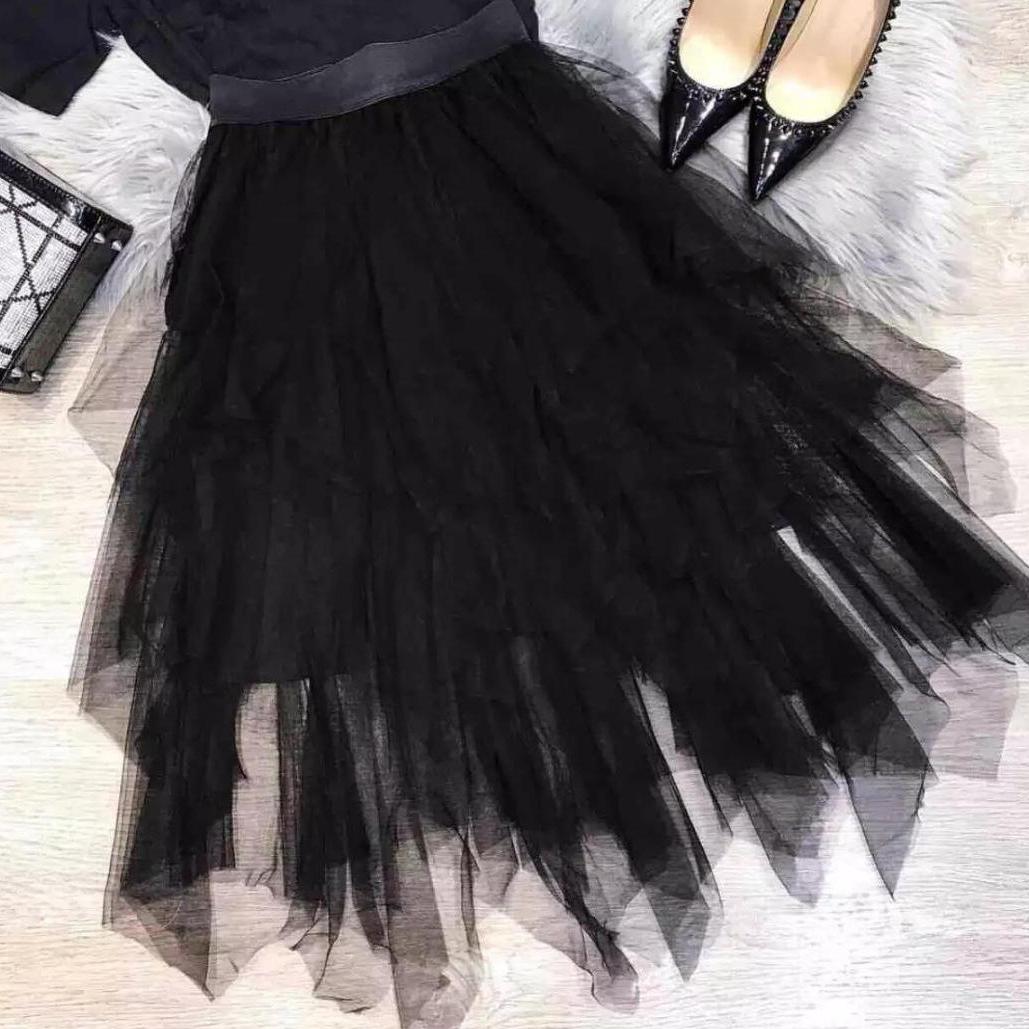 [SIÊU CÁ TÍNH] TU -Chân váy lưới nhọn dễ thương hàng Quảng Châu