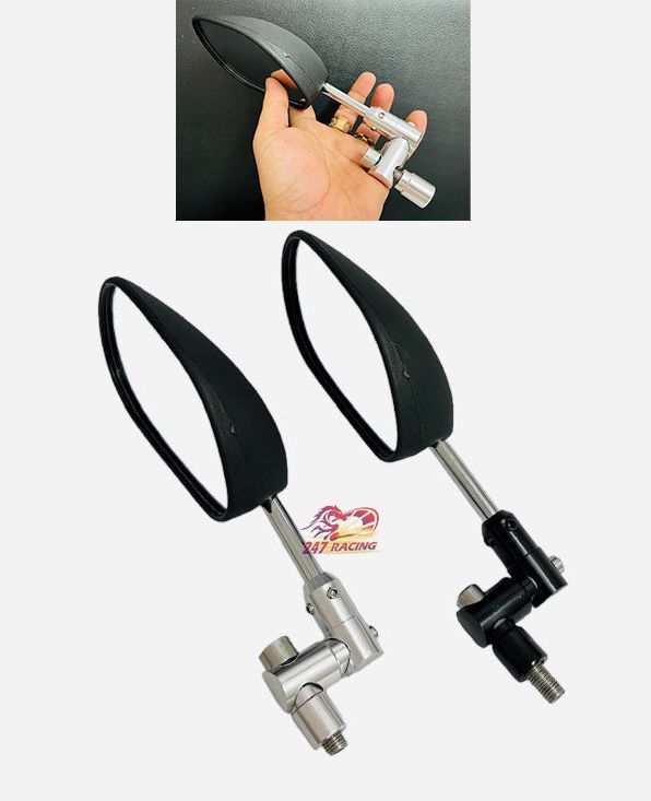 Kính Spark trái kèm chân xoay 360 nhôm CNC giá rẻ hàng chất lượng (shop có bán lẻ )