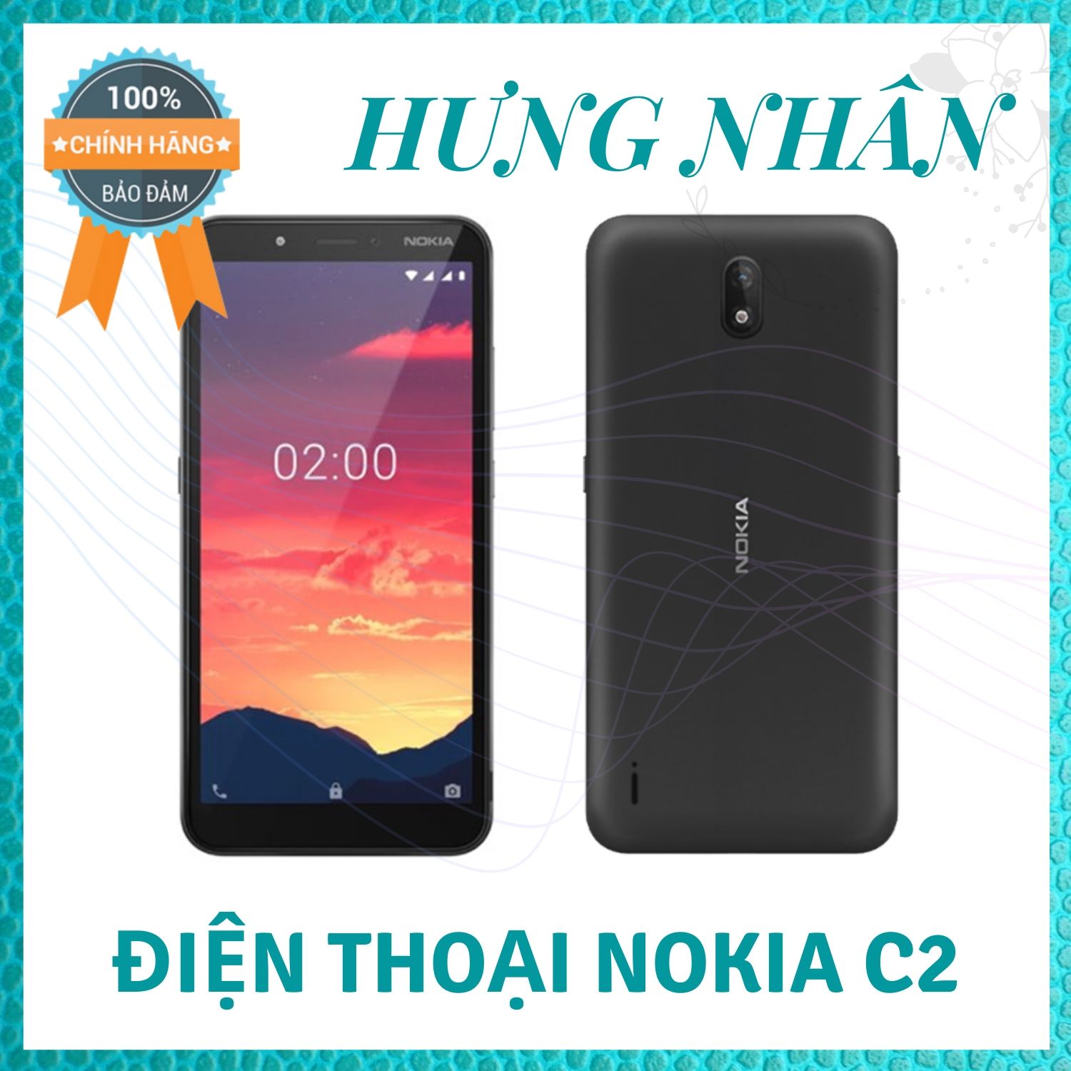 Điện thoại Nokia C2 (1GB16GB) - Kích thước màn hình lớn 5.7 inch - Spreadtrum SC9832E 4 nhân - Dung lượng pin cải thiện 2800mAh - Bảo hành 12 tháng