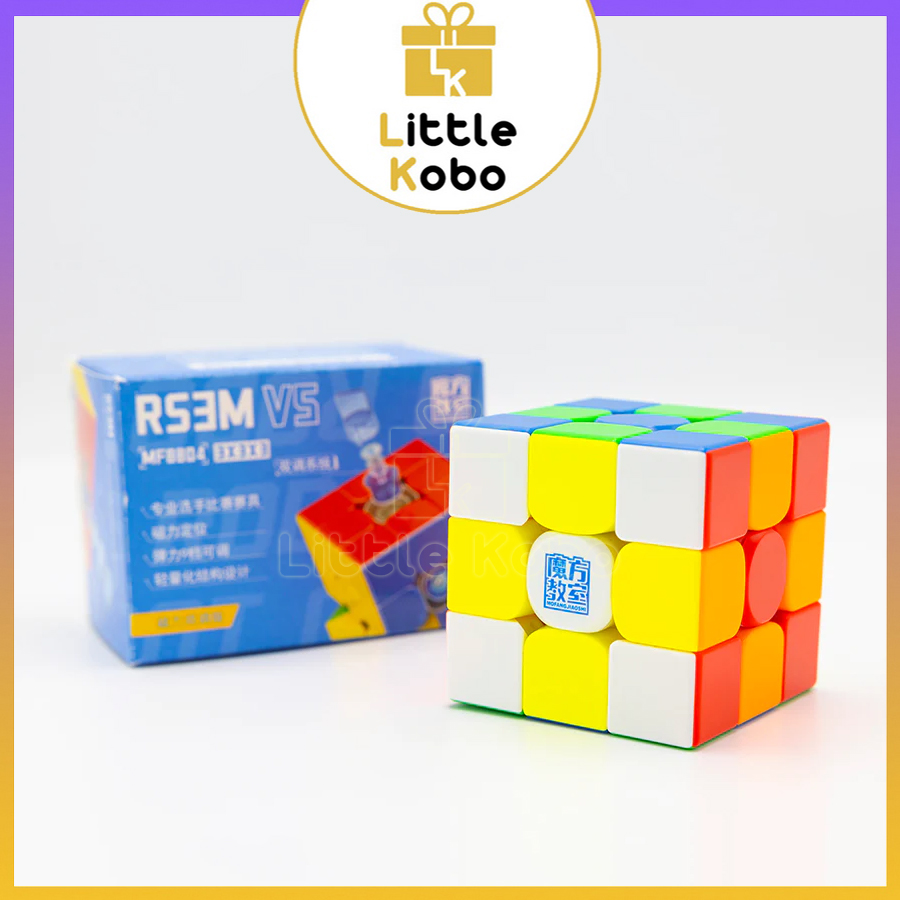 Rubik 3x3 MoYu RS3M V5 RS3 M 3x3 Magnetic Ball Core UV Rubic 3 Tầng Cao
