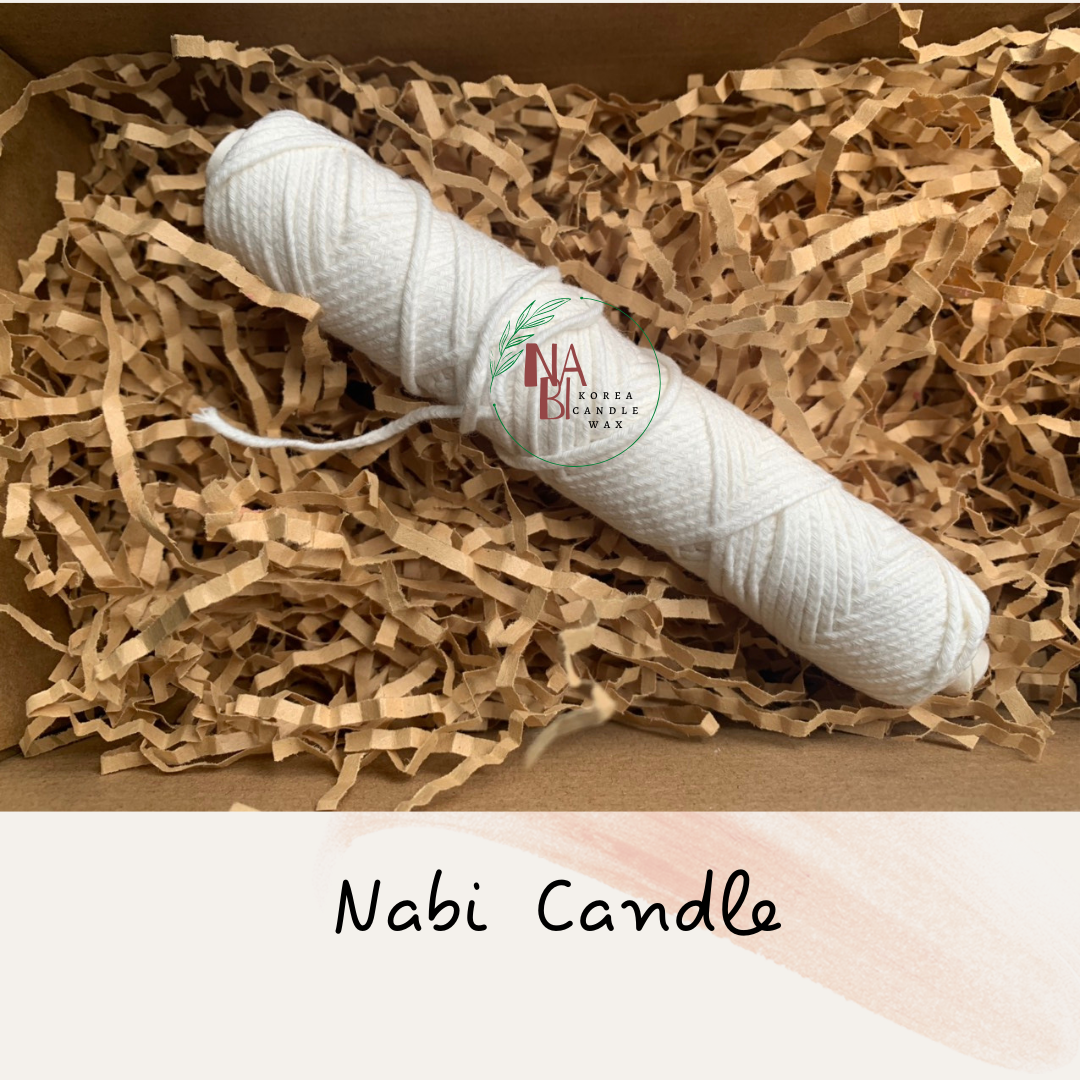 Cuộn bấc nến cotton dài 30m dùng để làm nến khuôn theo cuộn