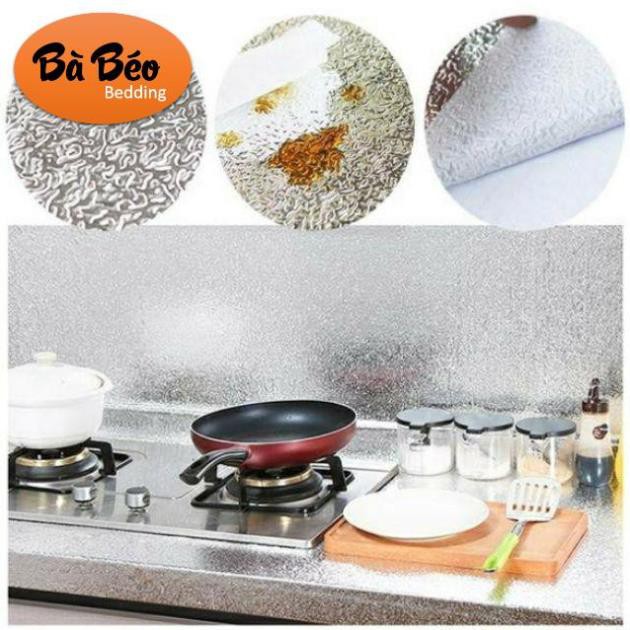 Cuộn Giấy Bạc Dán Bếp Chống Thấm, Chống Cháy (3x0.6m) bà béo Bedding