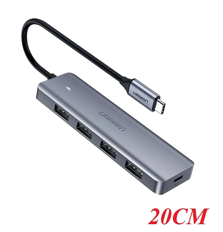 Ugreen 70336 4 cổng bộ chia usb type c 3.0 cm219