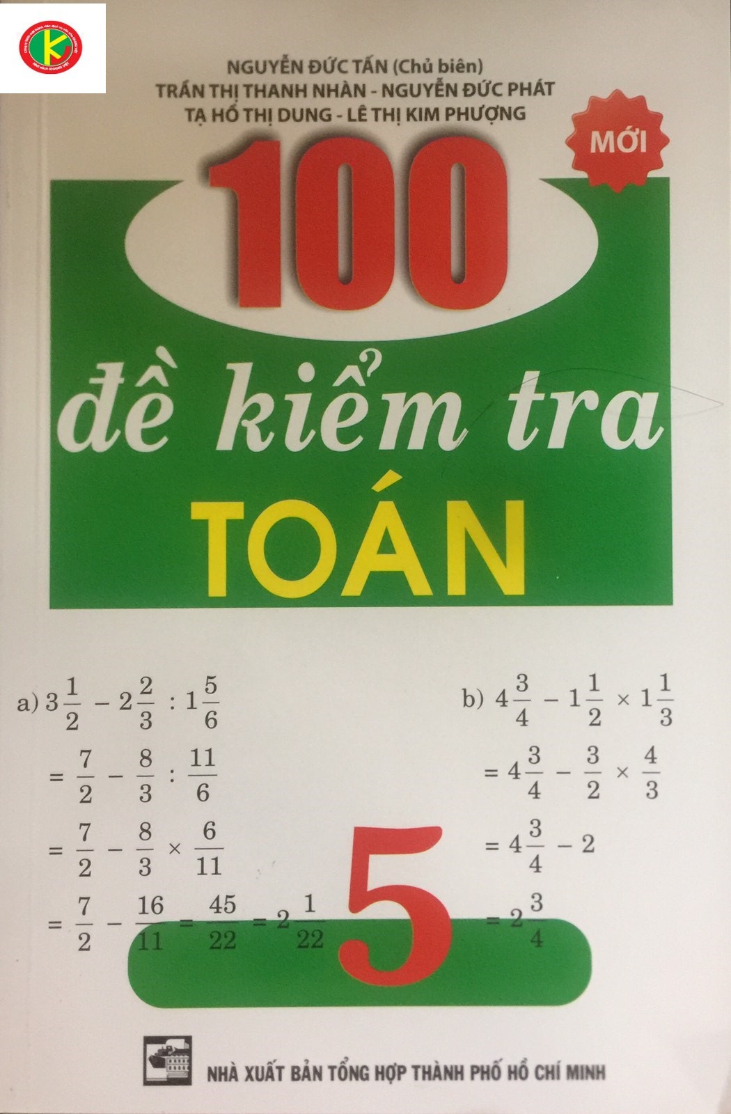 100 đề kiểm tra toán 5