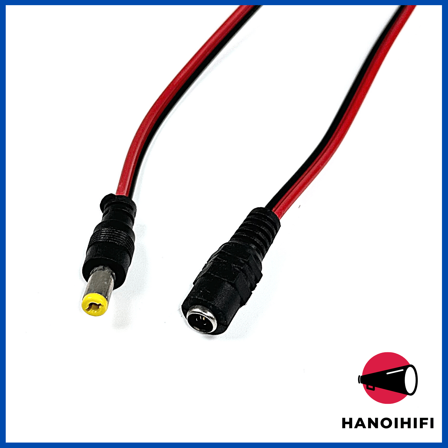 Dây nguồn dc đầu jack cái dc005 5.5x2.1mm đúc sẵn