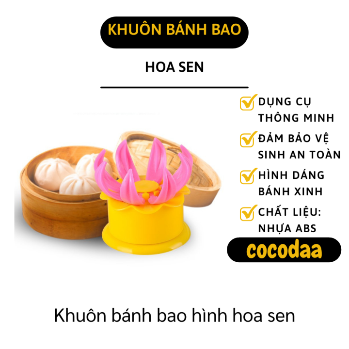 Khuôn LàM Bánh BAO HOA SEN giá rẻ Tháng 8,2024|BigGo Việt Nam
