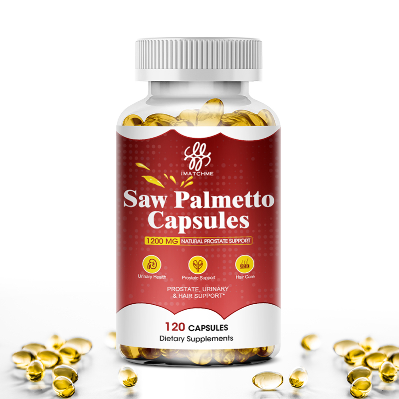 iMATCHME Saw Palmetto Capsules 1200 mg for MAN Health Extend Puberty