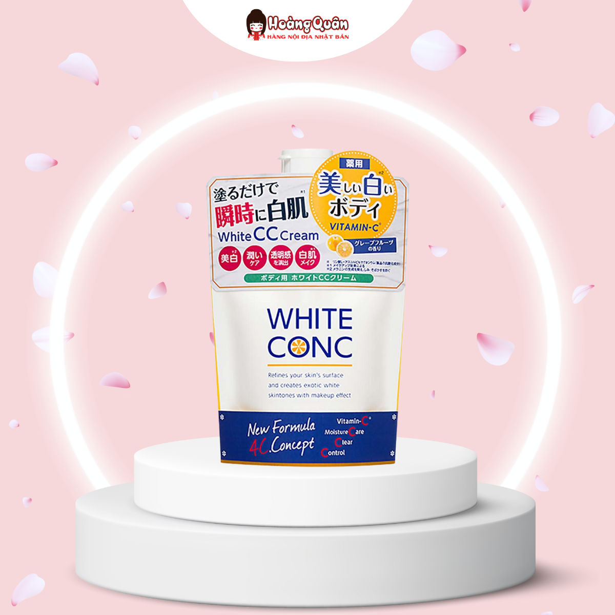 Sữa dưỡng thể trắng da White Conc Body CC Cream 200g