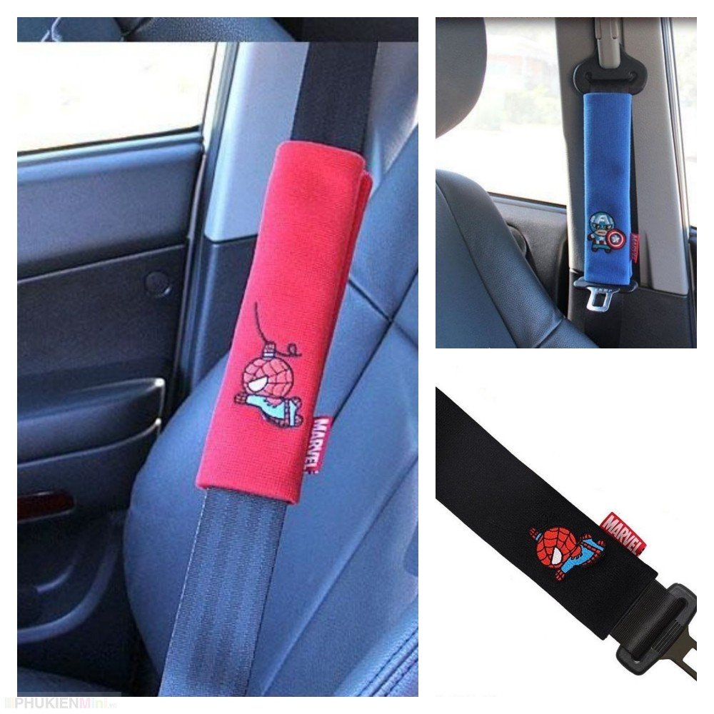 Đệm bọc dây đai an toàn ô tô chống trầy xước vai cổ hoạt hình dễ thương