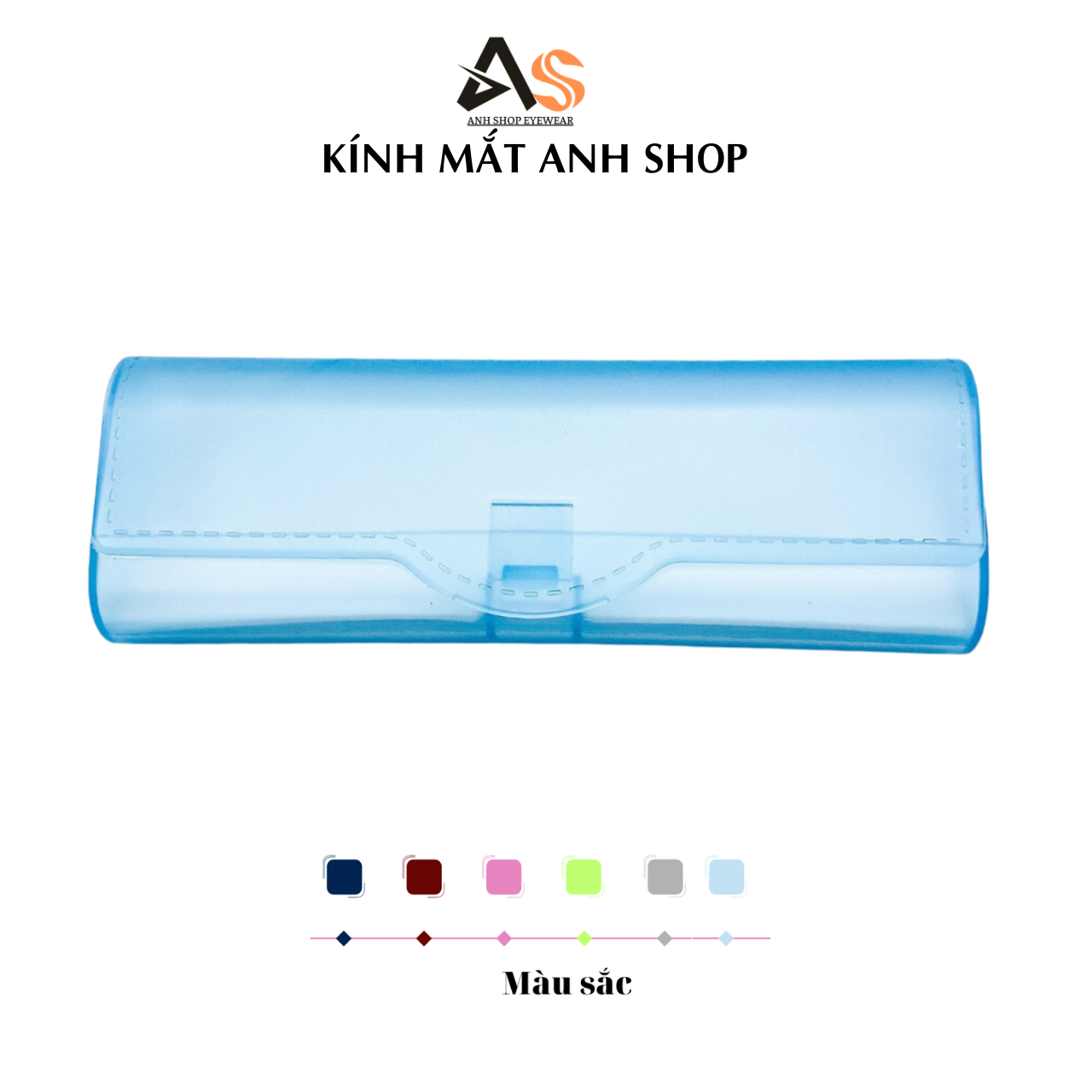 Hộp nhựa đựng kính cận cao cấp kiểu dáng sang trọng hộp đựng kính mắt