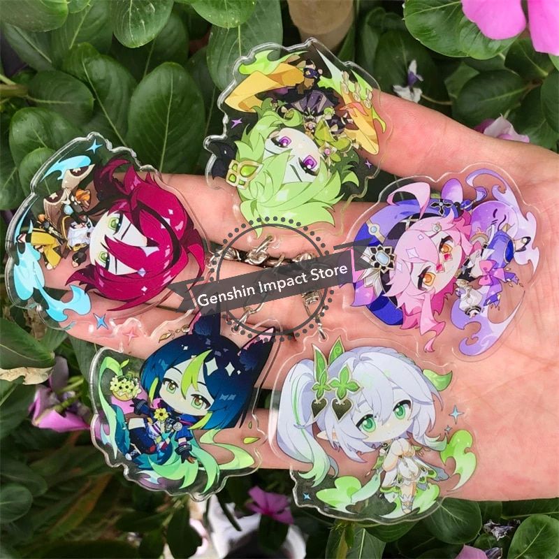 IN GIỮA ACRYLIC - Full nhân vật Móc khoá Genshin Impact Shenhe Ayato Shinobu Yelan Dainsleif Itto Scaramouche Thoma Yae Gorou Xiao Chongyun Hutao Zhongli Ganyu Keqing Venti Klee Lumine Aether Bennett Albedo Childe M3