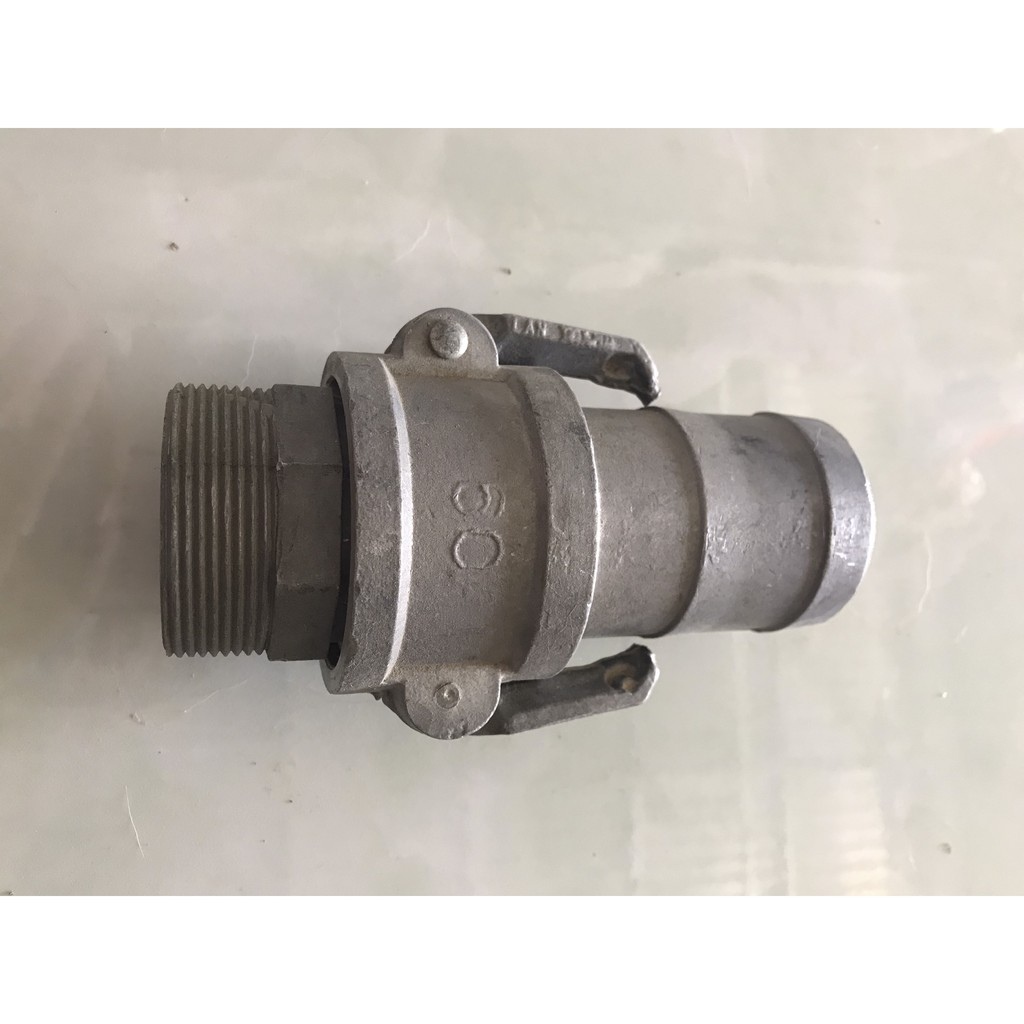 Khớp nói nhanh nhôm răng1đầu phi 50, phi60