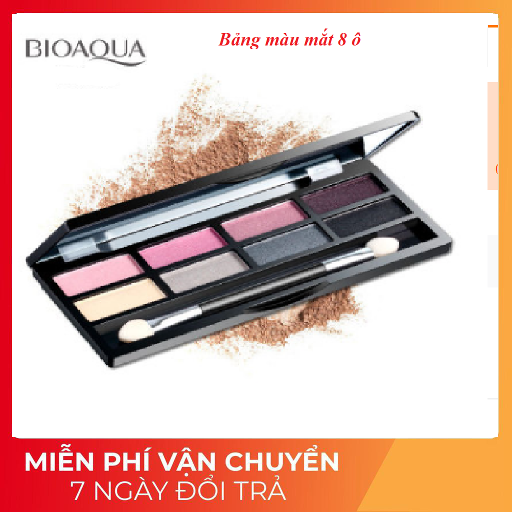 Bảng màu mắt 8 màu Bioaqua -Bảng màu mắt 8 ô