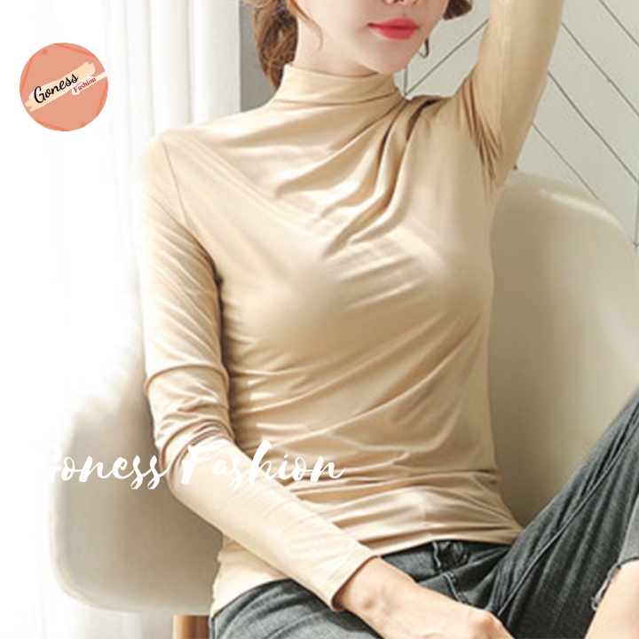 Áo giữ nhiệt lót nỉ cổ 3 phân hàng đẹp