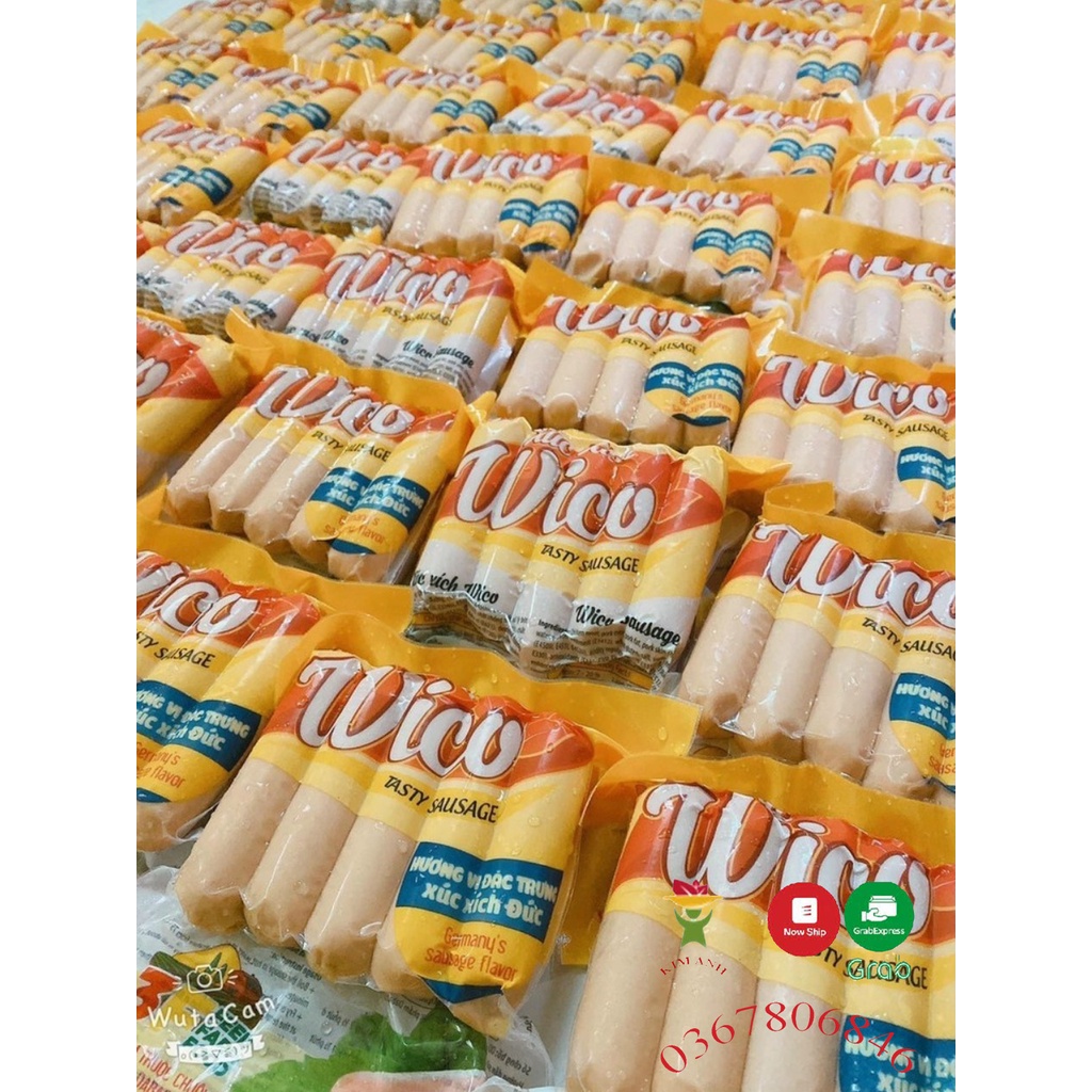 Xúc Xích WICO - DABACO - xúc xích Đức - 500g (10 cái/túi)