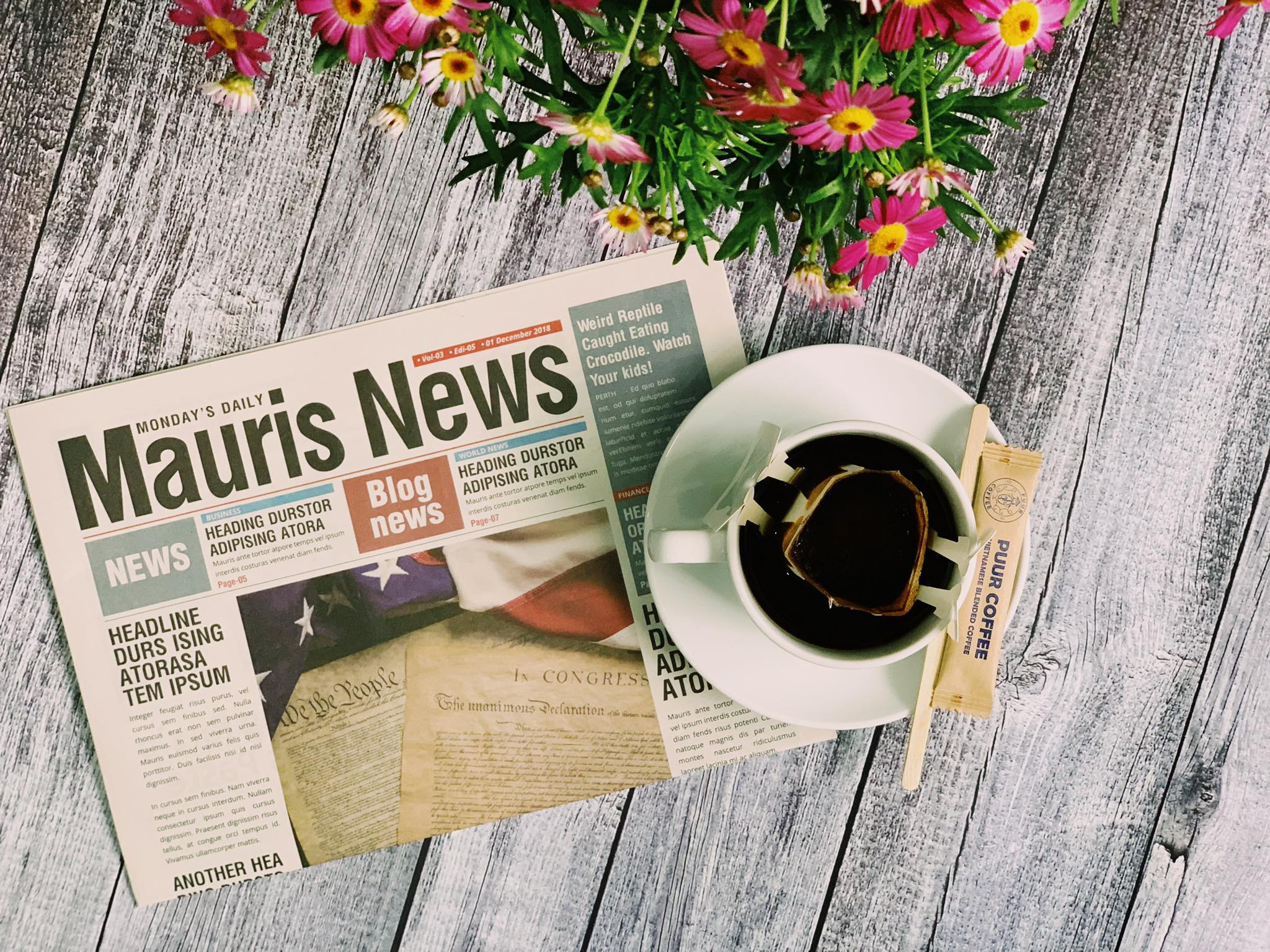 Cà Phê Phin Giấy Blend PuurCoffee