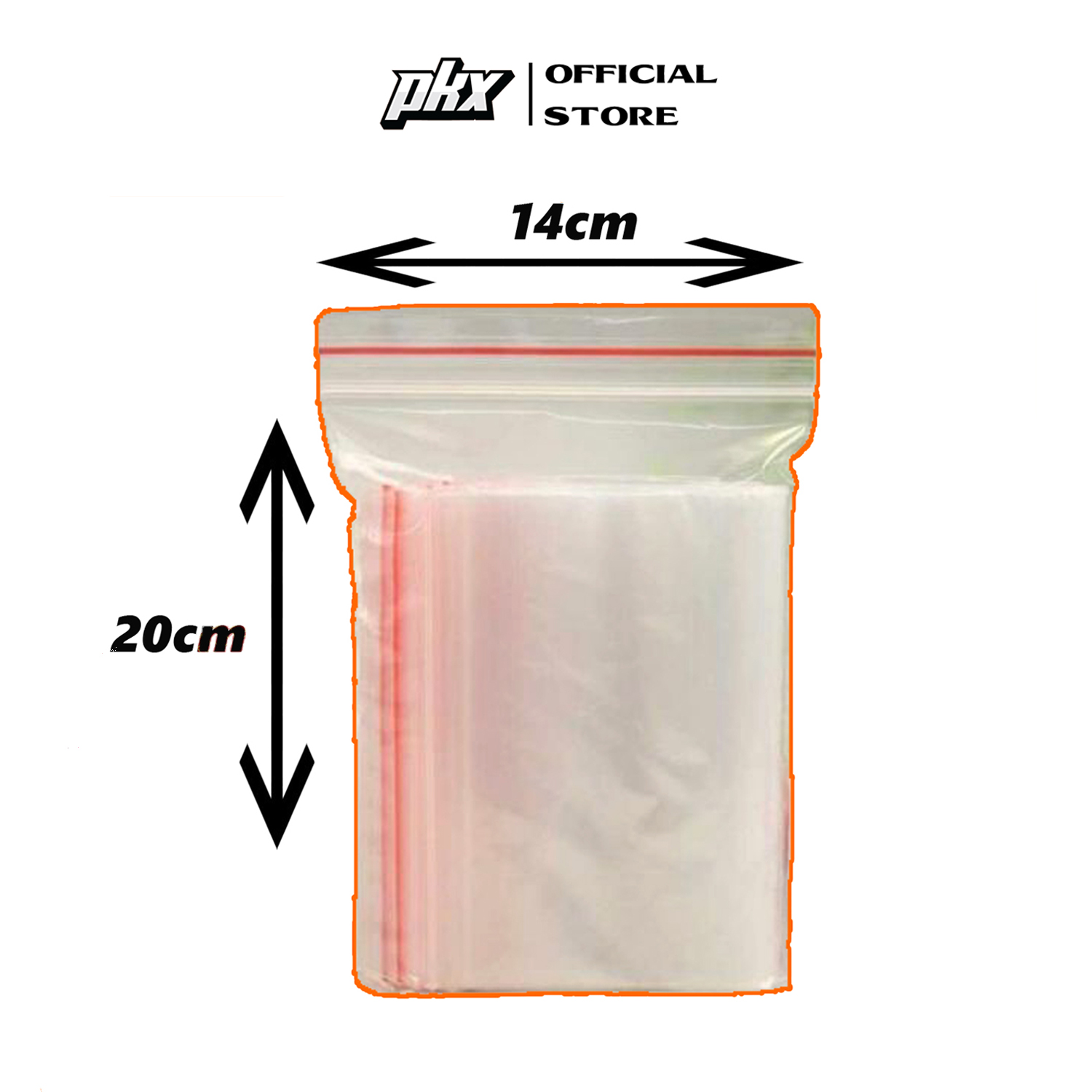 Túi zip bọc điện thoại chống nước khổ 20x14cm