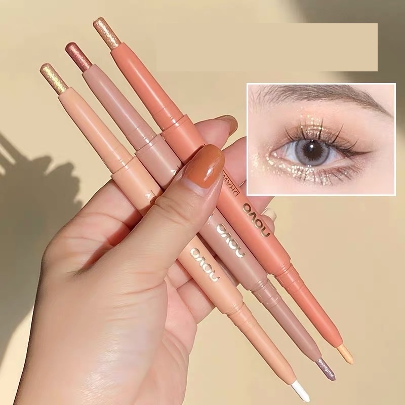[NOVO] Bút nhũ mắt 2 đầu Novo Star Eyes Clever Lying Silkworm (N5432)