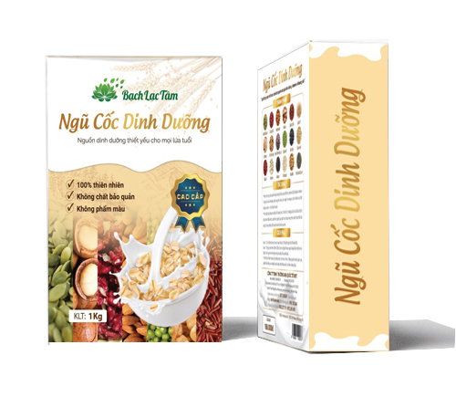 Bột ngũ cốc lợi sữa không đường kết hợp các loại hạt nảy mầm và nhiều loại hạt giàu dinh dưỡng