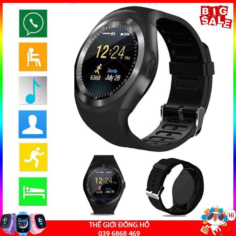 Đồng hồ thông minh Smart Watch Y1 Cao cấp có Tiếng Việt - Nghe gọi 2 chiều, nghe nhạc, theo dõi sức khỏe, Đồng hồ thông minh trẻ em, Đồng hồ thông minh giá rẻ - Vòng tay thông minh, Vòng theo dõi vận động