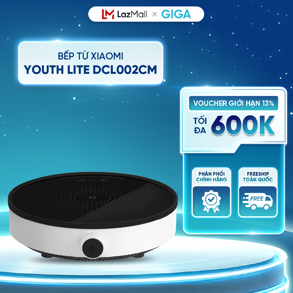 [ Hỏa tốc HN - HCM ]  Bếp từ Xiaomi Youth Lite DCL002CM 9 mức nhiệt