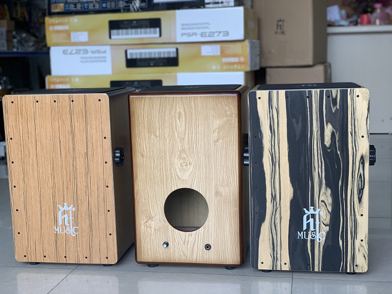 Trống cajon gỗ sồi có EQ hãng HT music