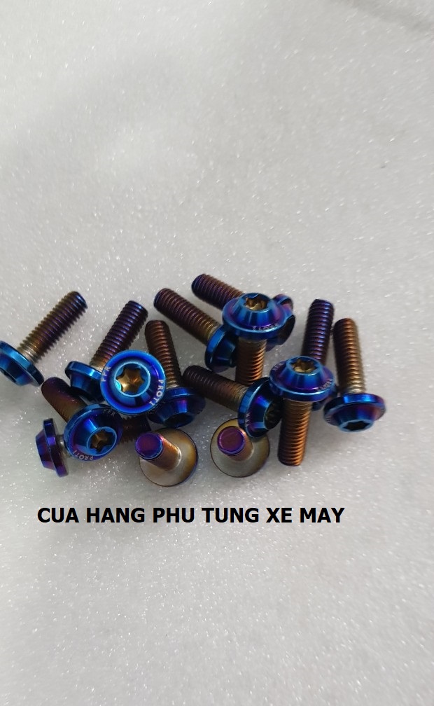 Bộ 15 ốc proti titan gắn dàn áo xe wave